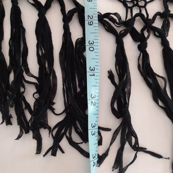 Umgee Kimono Size M / L Duster Topper Coverup Open Front Cardigan Crochet Knit - Picture 15 of 16